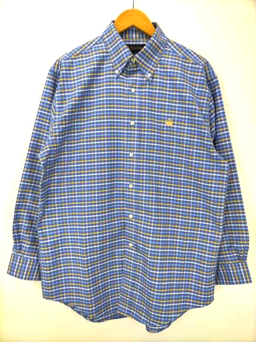 BROOKS BROTHERS(ブルックスブラザーズ) スーピマコットン チェックB.Dシャツ メンズ import:M