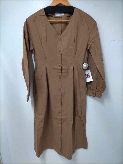 AZUL by moussy(アズールバイマウジー) VOLUME SLEEVE SFLARE ONEPIECE レディース  S