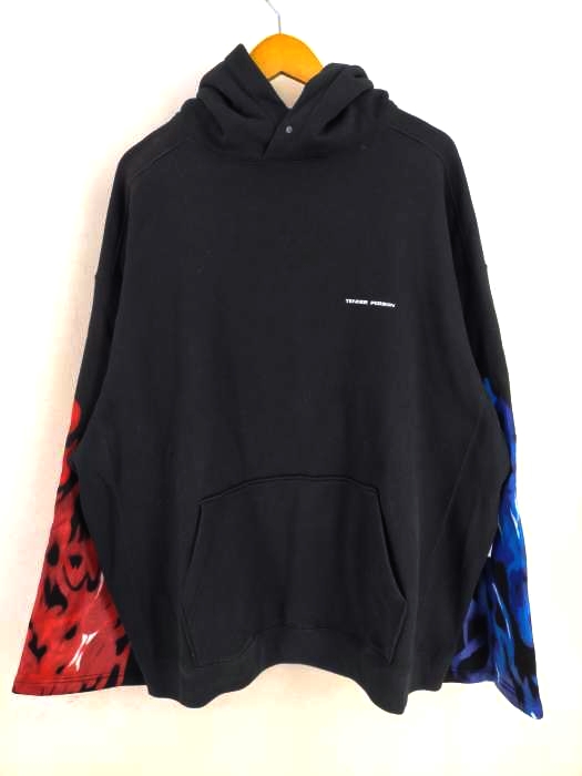 TENDER PERSON(テンダーパーソン) FW20-21 ファイヤーパターンフーディ メンズ JPN:3