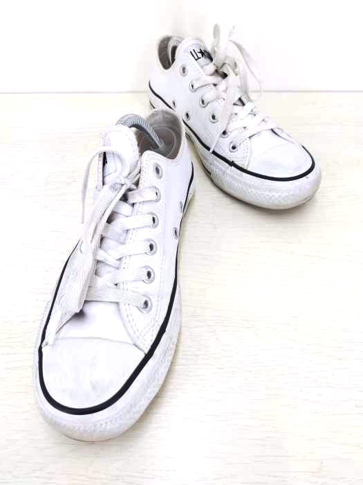 コンバース CONVERSE レザーオールスター OX レディース JPN：23.5