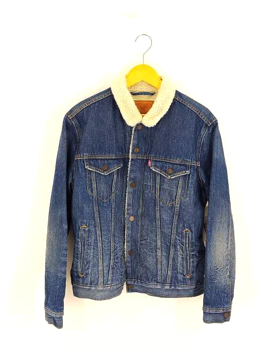 Levis(リーバイス) シェルパジャケット 裏ボア USED加工 トラッカー メンズ import：M