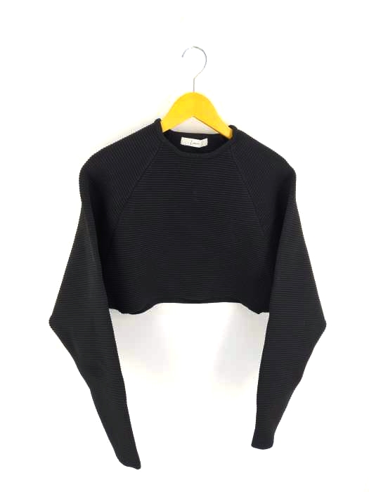 ローレン louren crewneck short knit pullover クロップドニット レディース FREE