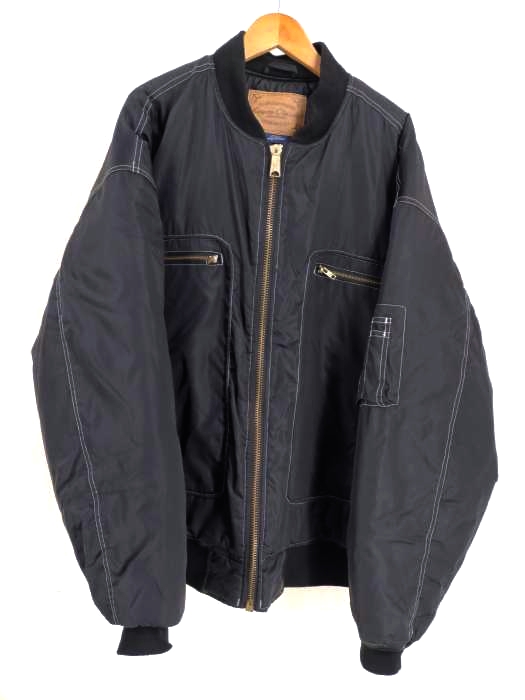 ユーズドフルギ USED古着 裏地キルティング ミリタリージャケット メンズ  3XL