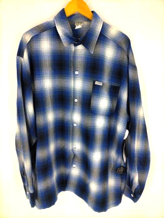 キャルトップ CALTOP オンブレチェック柄シャツ メンズ JPN：XXL