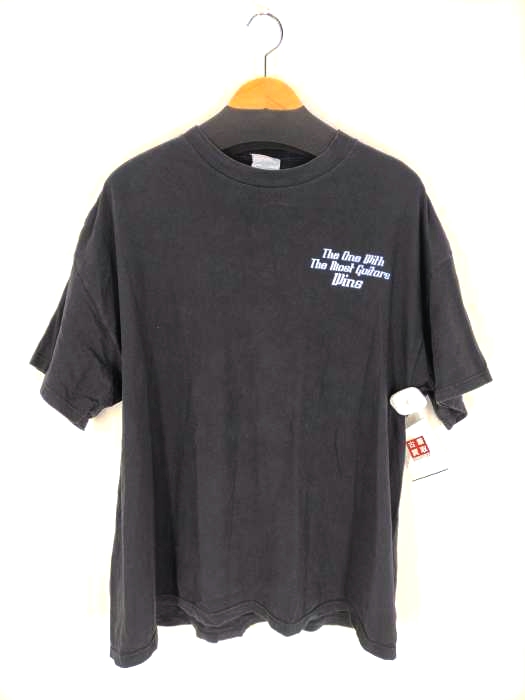 ユーズドフルギ USED古着 ギタープリント Tシャツ メンズ JPN：XL