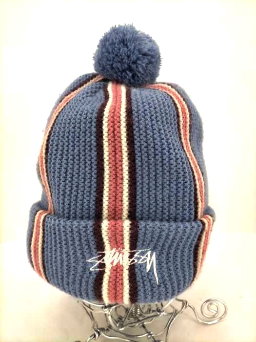 ステューシー Stussy STRIPED POM BEANIE メンズ 表記無