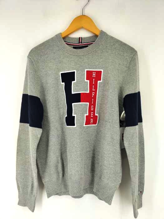 トミーヒルフィガー TOMMY HILFIGER イニシャルロゴニット メンズ  M
