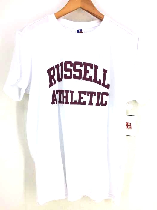 RUSSELL ATHLETIC(ラッセルアスレチック) ロゴプリントクルーネックTシャツ メンズ  M