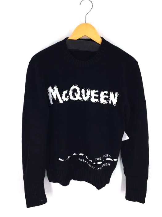 Alexander McQueen(アレキサンダーマックイーン) KNITTED SWEATER WITH LOGO メンズ import：M