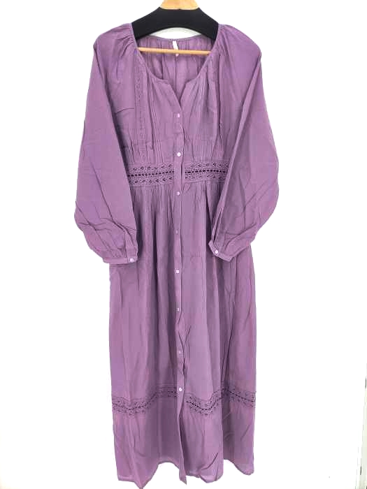 Ungrid(アングリッド) 19SS コットンレースロングガウン レディース FREE