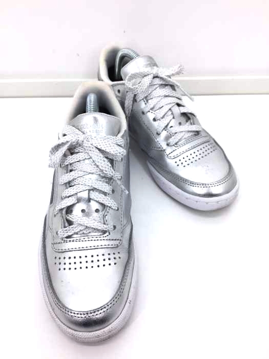 Reebok(リーボック) CLUB C 85 S SHINE SILVER WHITE レディース JPN：23.5