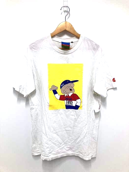USED古着(ユーズドフルギ) POLITO CREOFUS POLO アートプリントTシャツ メンズ JPN：L