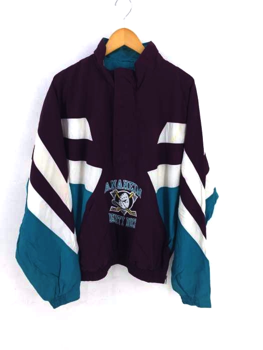 STARTER(スターター) ANAHEIM MIGHTY DUCKS アノラックナイロンパーカー メンズ JPN:L