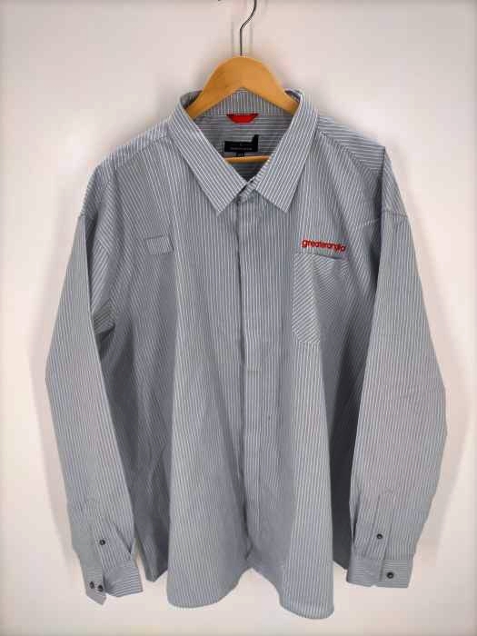 USED古着(ユーズドフルギ) Greater Anglia オランダ国営鉄道 長袖ワークシャツ メンズ  20.5