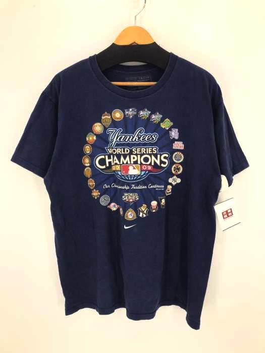 NIKE(ナイキ) WORLD SERIES CHAMPIONS ワールドシリーズ 2009 センターロゴ プリントカットソー メンズ import：L