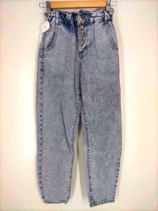 ZARA(ザラ) ハイウエストデニム ウエストゴム レディース  mex22