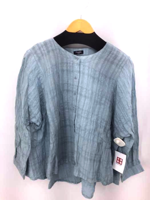 Marble Sud(マーブルシュッド) リネンノーカラーシャツ レディース 表記無