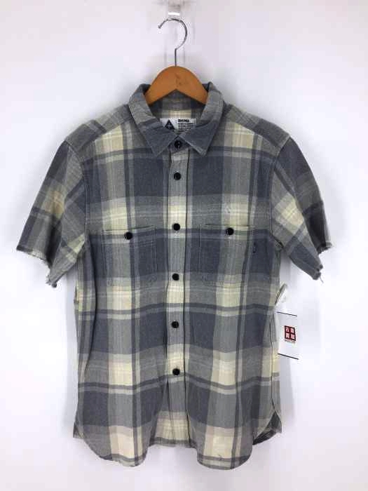 CHALLENGER(チャレンジャー) 袖カットオフ加工 S/S チェック柄シャツ メンズ JPN：M