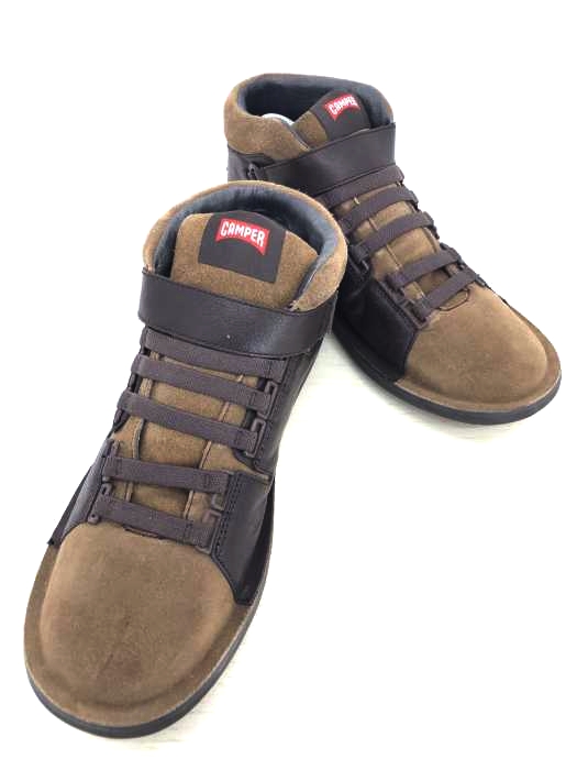 CAMPER(カンペール) スエード レザー ハイカットスニーカー メンズ EUR:43
