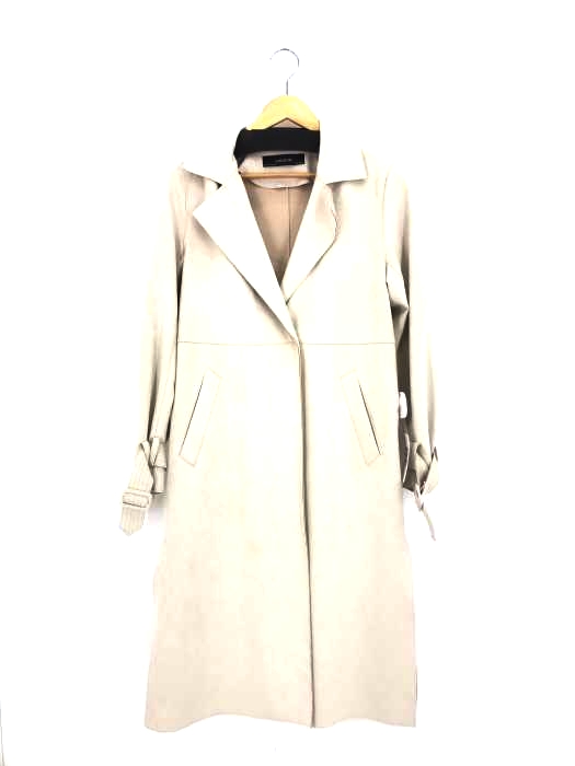 ZARA BASIC(ザラベーシック) Suede Effect Trench Coat レディース import：S