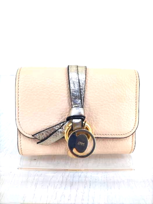 Chloe(クロエ) ALPHABET スモールトリフォールドウォレット レディース 表記無