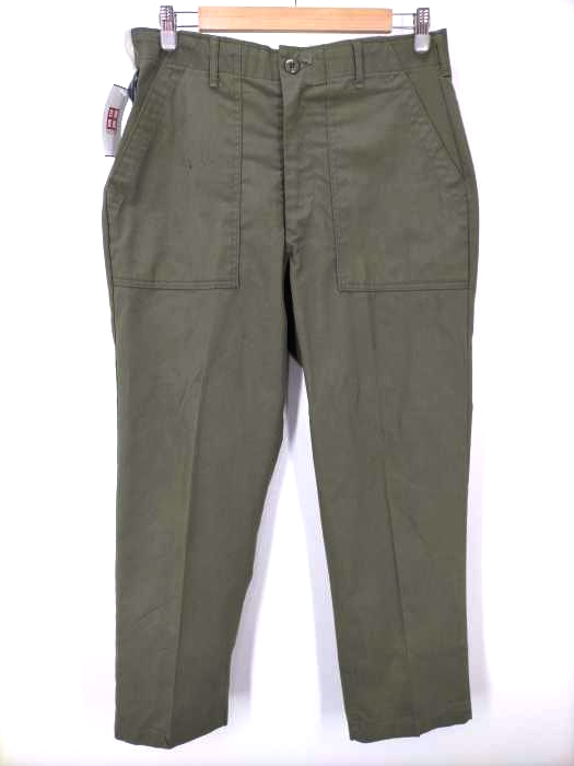 USED古着(ユーズドフルギ) 80S US.ARMY ベイカーパンツ TROUSERS UTILITY DURABLE PRESS 80年 SCOVILLジッパー メンズ 34 × 29