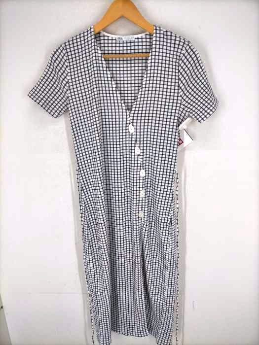 ZARA(ザラ) チェック柄 ワンピース レディース JPN：M