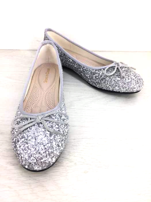 SHOES IN CLOSET(シューズインクローゼット) ラメ加工 リボンパンプス レディース L
