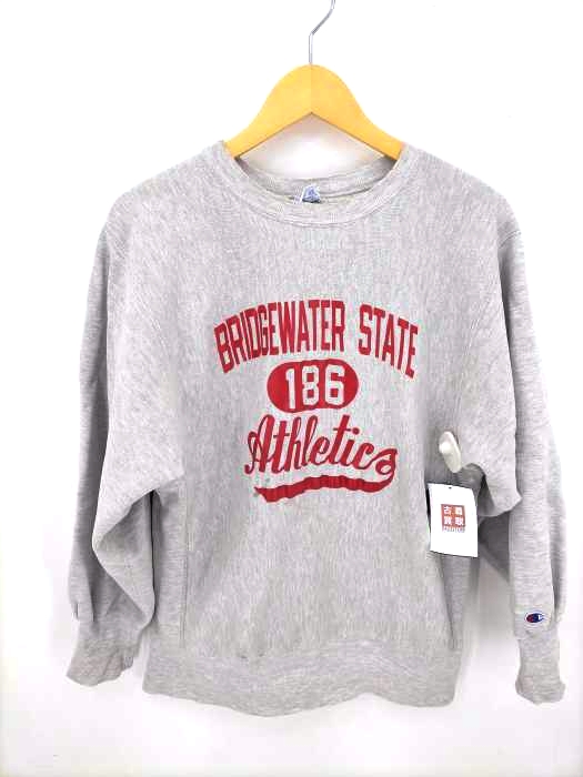 Champion(チャンピオン) 90S USA製カプセル三段ラバープリント REVERSE WEAVE メンズ import：L