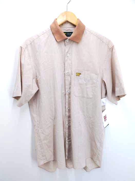 Golden bear(ゴールデンベアー) 襟リブロゴ刺繍シャツ メンズ JPN：M
