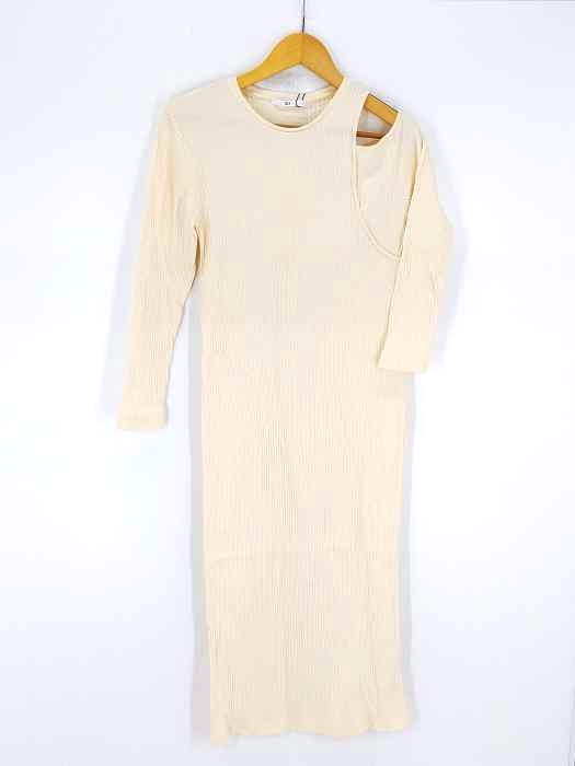 SLY(スライ) ASYMMETRY CUT RIB TOPS レディース  FREE