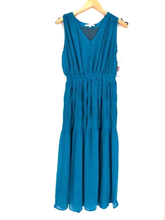 moussy(マウジー) V NECK CHIFFON GATHER DRESS レディース  FREE