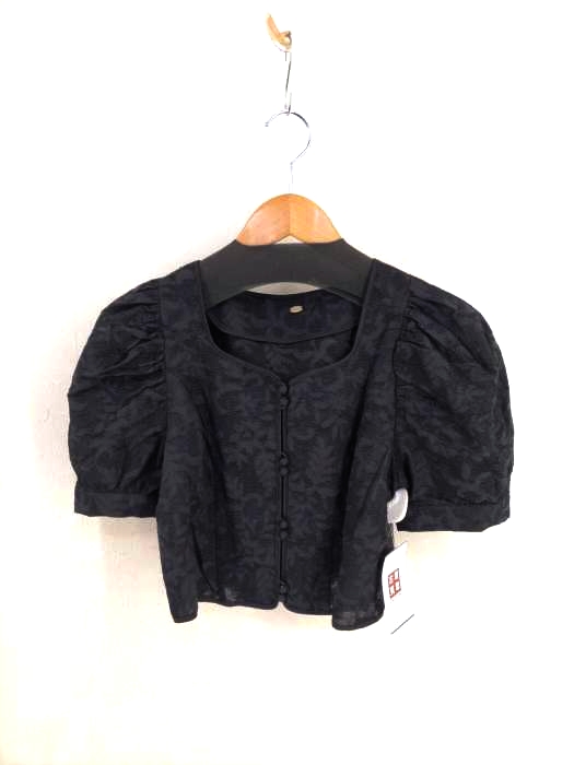 Lily Brown(リリーブラウン) 21SS  ジャガードパフスリブラウス レディース ONE SIZE