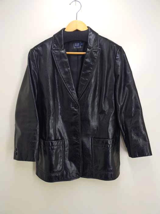 Gap(ギャップ) OLD 00S レザーテーラードジャケット レディース import：L
