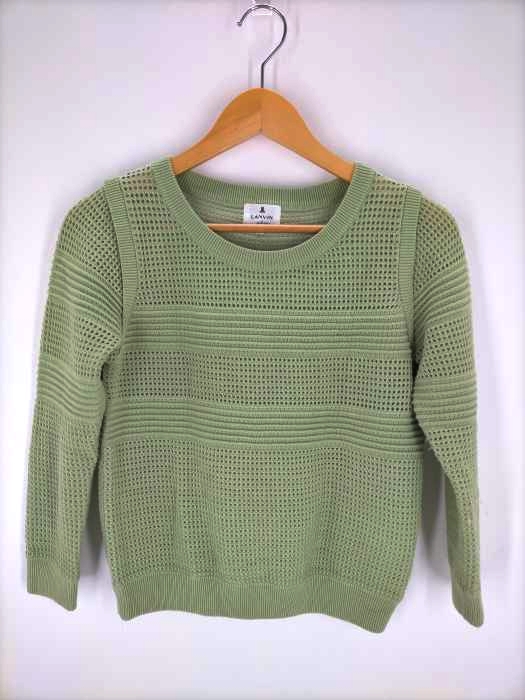 LANVIN en Bleu(ランバンオンブルー) デザインコットンニット レディース JPN：38