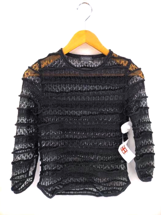 ATSURO TAYAMA(アツロウタヤマ) メッシュボーダーL/S レディース  EUR 36 USA 4
