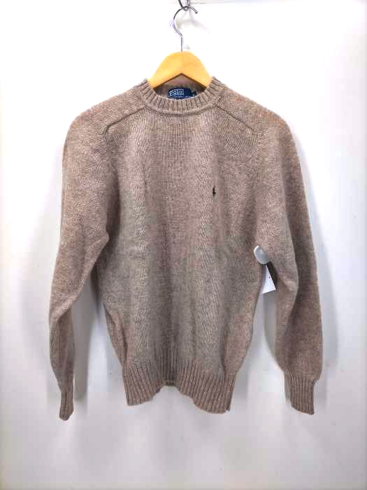 ポロバイラルフローレン Polo by RALPH LAUREN MADE IN HONG KONG ポニー刺繍クルーネックニット メンズ JPN：S