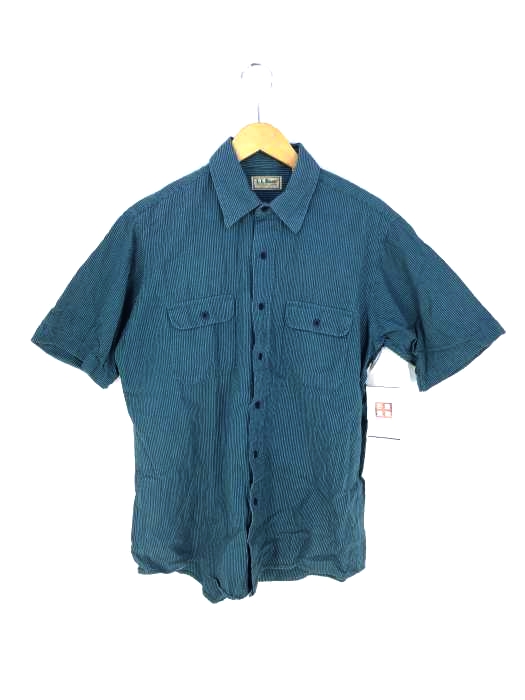 エルエルビーン L.L.Bean USA製 ストライプシャツ メンズ import：M