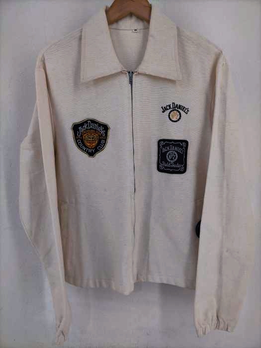 ユーズドフルギ USED古着 60s~70s? アルミTALONZIP jack danielsワッペン付き ワークジャケット メンズ JPN：M