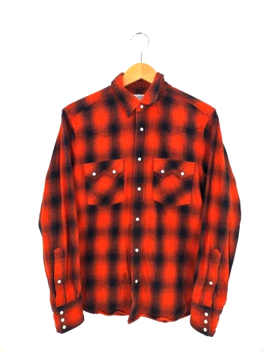 ビューティーアンドユースユナイテッドアローズ BEAUTY & YOUTH UNITED ARROWS Red Check Western Shirt メンズ JPN：S