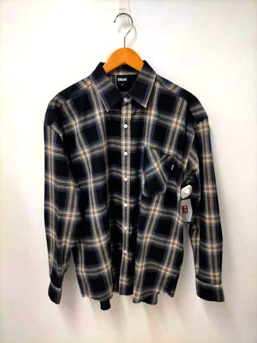 ユーズドフルギ USED古着 {{ELLIOTI}}シャドーチェック柄シャツ メンズ JPN：M