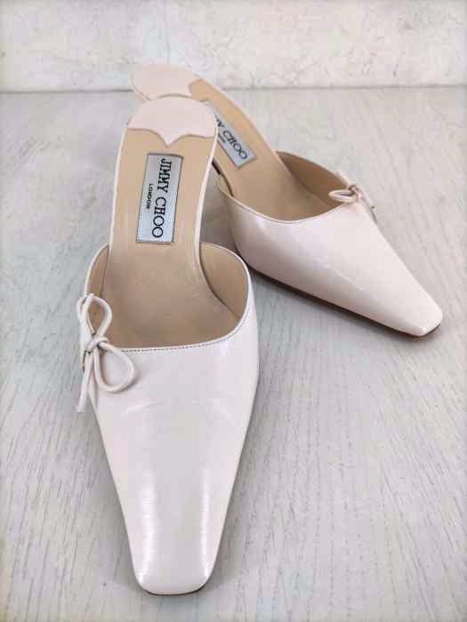 ジミーチュウ JIMMY CHOO レザーミュールバンプス レディース JPN：37