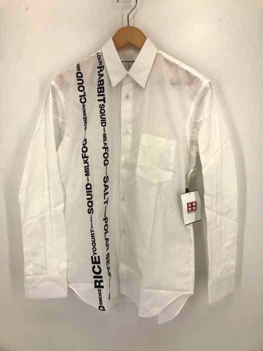 COMME des GARCONS SHIRT(コムデギャルソンシャツ) 白い物体の名前プリントシャツ メンズ JPN:XS