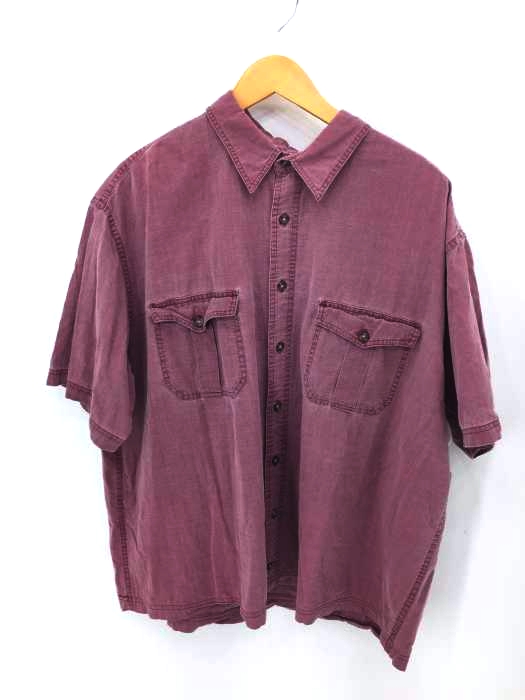 ST.JOHNS BAY(セントジョンズベイ) フラップポケット半袖シャツ メンズ  2XL
