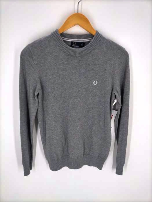FRED PERRY(フレッドペリー) ロゴ刺繍クルーネックニット レディース  8