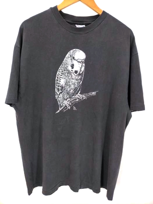 USED古着(ユーズドフルギ) 90S HANES BEEFY-T USA製 シングルステッチ インコプリントTシャツ メンズ import：XL