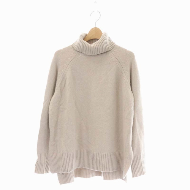 U by SPICK＆SPAN(ユーバイスピックアンドスパン) 19AW ニット セーター 長袖 タートルネック プルオーバー F ベージュ /CM ●D レディース レディース  F
