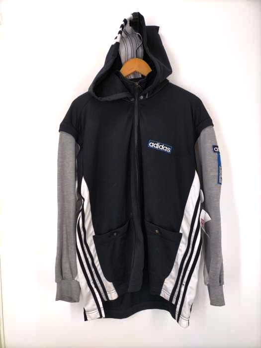 adidas(アディダス) 00S 刺繍タグ 袖切り替えジャージ メンズ import:M