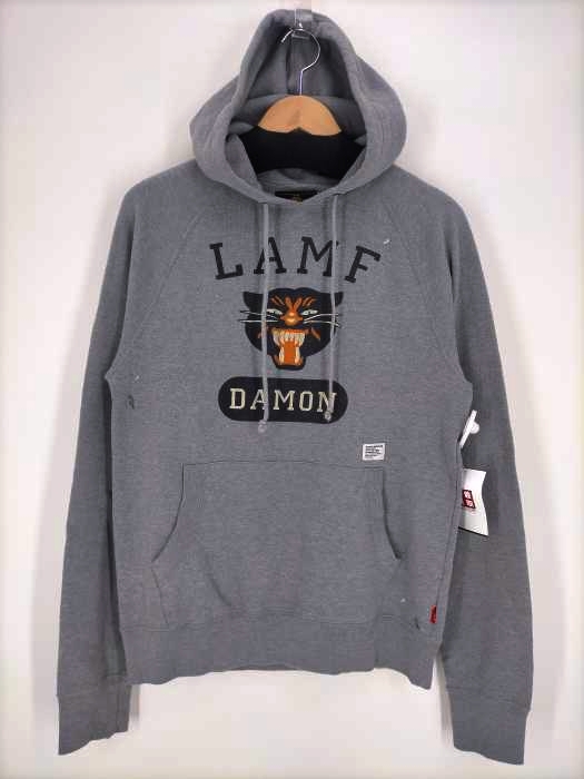 WTAPS(ダブルタップス) LAMF DAMON プルオーバーパーカー ペンキ加工 メンズ  M