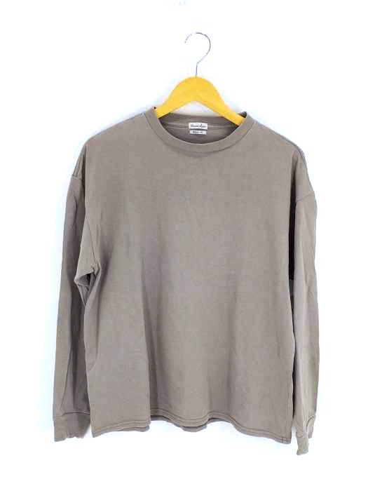 Steven Alan(スティーブンアラン) LIGHT HI-DENS CREW NECK LONG SLEEVE-BOLD/カットソー メンズ JPN：S